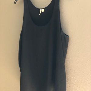 Black tank top